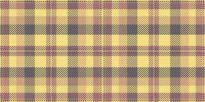 Warm autumnal plaid pattern. Seamless texture in muted yellows, browns, and grays. Ideal for textile design, fashion, fallthemed projects, and website backgrounds. vector