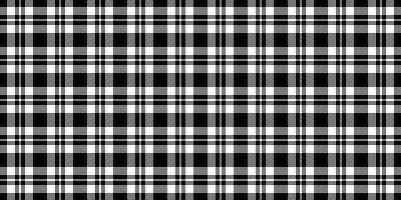 Elegant monochrome plaid pattern, perfect for textile design, website backgrounds, or fashion projects.