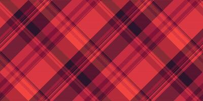 Abstract diagonal plaid pattern in vibrant red and maroon hues. Perfect for textile design, website backgrounds, or fashionrelated projects. vector