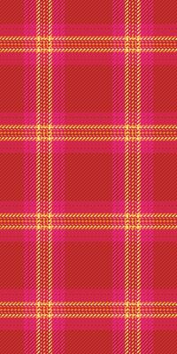 Vibrant red, pink, and gold plaid pattern. Perfect for textile design, fashion, or festive backgrounds.