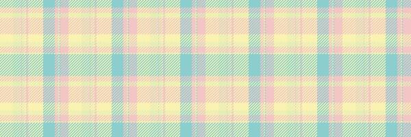 Pastel plaid pattern. Soft, delicate colors create a gentle, feminine design perfect for textile projects, websites, or branding. vector