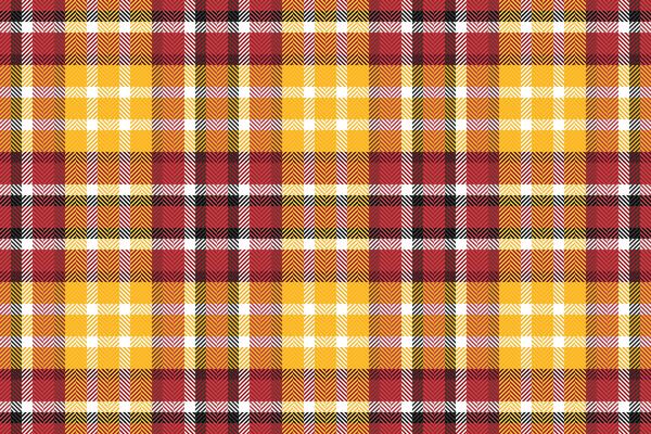 Vibrant yellow, red, and black plaid pattern. Perfect for textile design, website backgrounds, or autumnthemed projects.