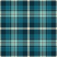 Classic tartan pattern in cool blues and teals. A versatile textile design evokes warmth, tradition, and cozy vibes. Ideal for backgrounds, apparel, and design. vector