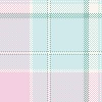 Pastel plaid pattern background. Delicate pink, blue, and cream hues create a soft, versatile texture for design, web, or print projects. Clean and modern. vector