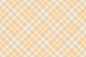 Subtle pastel gingham pattern. Soft peach and grey hues create a gentle, calming texture ideal for backgrounds, textiles, and packaging. Evokes feelings of warmth and serenity. vector