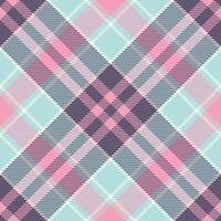 Pretty pastel plaid pattern. Perfect for textile design, fashion, scrapbooking, or website backgrounds. This cheerful, intersecting line design evokes feelings of comfort and style. vector