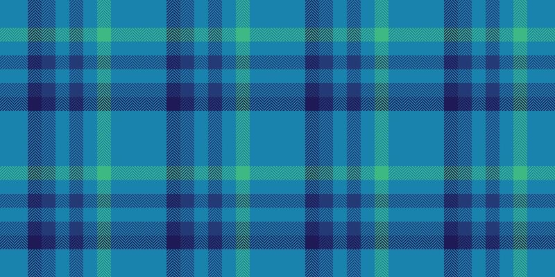 Vibrant teal and green plaid pattern. Perfect for textile design, fashion, or website backgrounds. This seamless texture offers a fresh, modern aesthetic, evoking feelings of nature and tranquility.