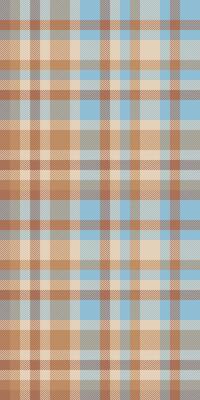 Subtle pastel plaid pattern in beige, brown, and light blue. Perfect for textile designs, website backgrounds, or scrapbooking projects. Evokes a sense of calmness and understated elegance.