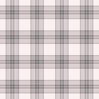 Elegant seamless plaid pattern in soft grays and offwhite. Versatile for backgrounds, textiles, design projects. Evokes warmth, comfort, and timeless style. vector