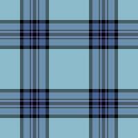 Tape pattern texture fabric, diwali plaid background seamless. Dimensional textile tartan check in cyan and dark colors. vector