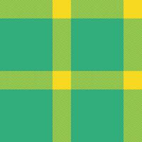 Vibrant plaid pattern in green and yellow. A classic textile design suitable for backgrounds, clothing, or graphic projects. Use for traditional or modern themes. vector