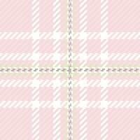 Delicate pastel pink and white plaid pattern. Perfect for textile designs, stationery, websites, or branding projects. This soft, seamless texture evokes feelings of calmness and femininity. vector