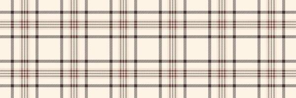 Subtle cream and brown plaid pattern. Perfect for textile design, website backgrounds, or stationery. This elegant, repeating texture evokes feelings of warmth and comfort. vector