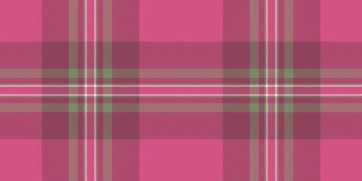 Vibrant pink and neutral plaid pattern. Perfect for textile designs, website backgrounds, or fashion projects. Evokes feelings of warmth, comfort, and style. Seamless repeat texture. vector