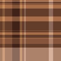Classic plaid pattern in warm brown tones. Textile design or background. Use for autumn, cozy atmosphere, tradition. Versatile for digital or print projects. vector