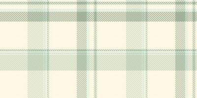 Subtle sage green and cream plaid pattern. Elegant texture ideal for textile design, website backgrounds, or stationery. Evokes calmness and sophistication. vector