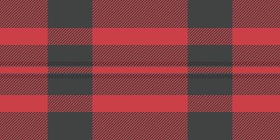 Bold red and gray plaid pattern. Perfect for rustic, autumnal, or winter designs. Use as a background, texture, or design element for websites, textiles, or packaging. vector