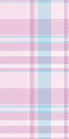 Pastel pink and blue plaid pattern. Soft, dreamy texture ideal for textile designs, branding, or website backgrounds. vector