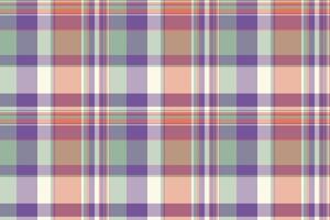 Retro plaid pattern with intersecting lines in soft colors. Seamless design. Perfect for backgrounds, textiles, or vintageinspired designs. Versatile eyecatching. vector