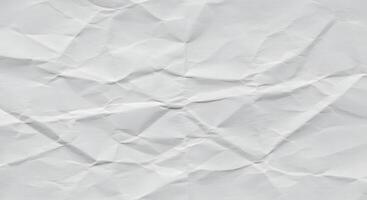 Crumpled white paper texture as a background image, designed for modern branding, printable templates, or editorial layouts needing subtle texture. photo