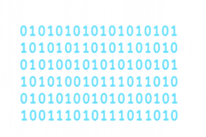 Blue Binary Code Background for Digital and Tech Themes png