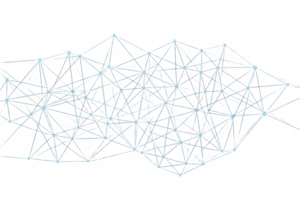 Abstract Network Connection Blueprint with Simple Geometric Lines png
