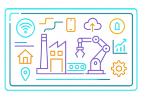 Futuristic Control Interface Design with Simple Composition Elements png