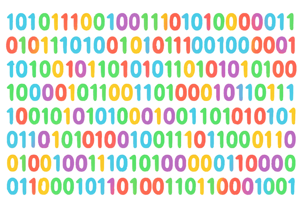 Binary Code PNGs for Free Download