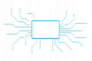 Glowing Tech Lines Design in Minimalist Style for Digital Projects png
