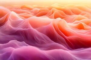 Abstract Dreamy Landscape in Warm Colors for Artistic Inspiration and Design photo