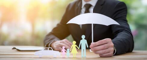 The importance of family protection in insurance planning and financial security. photo