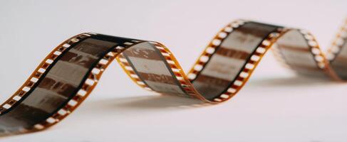 The flowing filmstrip showcasing vintage photography and cinematic nostalgia. photo