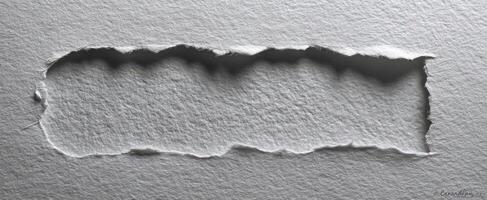 The Artistic Texture of Torn Paper with Empty Space for Creative Designs photo