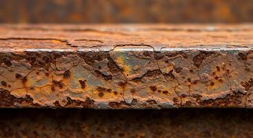 Rusty metal surface with a rusted surface photo