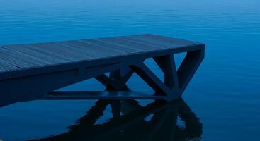 A dock in the water photo