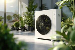 Efficient Energy Solutions Sustainable Home Heating Cooling Environmentally Friendly System With Modern Design photo