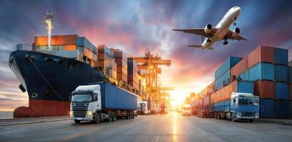 Global Logistics and Supply Chain Solutions Transportation and Worldwide Freight Forwarding photo