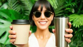 Comparing Reusable Travel Mugs and Paper Cups for Environmental Sustainability and Cost photo
