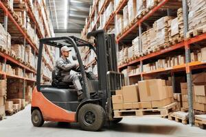 Efficient Warehouse Operations Optimizing Supply Chain Management and Streamlining Logistics Processes and Delivery photo