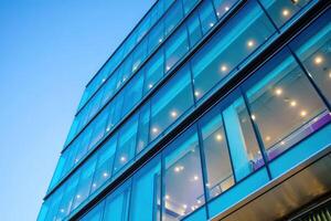 Modern Glass Building Architecture Design Construction Facade Exterior And Innovative Development Projects photo