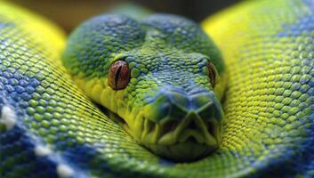 Understanding the Nature and Behavior of the Green Tree Python Species photo