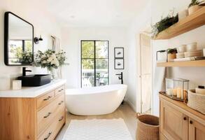 Creating a Relaxing and Inviting Space Designing a Bathroom Oasis in Your Home photo