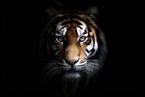 Magnificent Tiger Portrait A Glimpse Into the Eyes of the Wild Nature photo