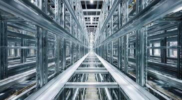 The Intricate Labyrinth of Steel a Modern Architectural and Structural Marvel Design photo