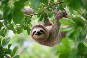 Exploring The Unique World of Sloths A Gentle Glimpse Into Sloth Behavior photo