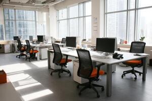 Designing a Modern Office Space Maximizing Productivity and Employee Well Being Strategies photo