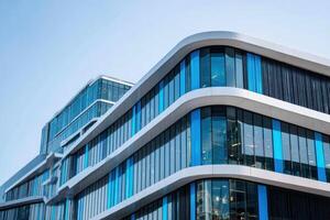 Modern Urban Office Building Design Contemporary Architecture and Sustainable Construction Elements photo