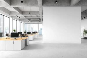 Minimalist Office Space Design and Modern Office Interior Solution photo