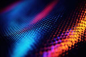 Abstract Grid Texture Pattern Blue Orange Red Colors photo
