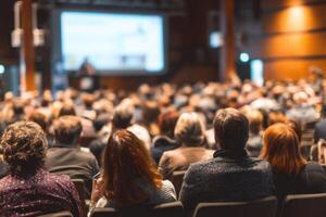 Audience Engaged at Professional Conference Learning and Gaining Knowledge from Expert photo